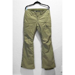 Burton Gortex Living Lining Temperature Control Ski Pants Men’s S Olive Green